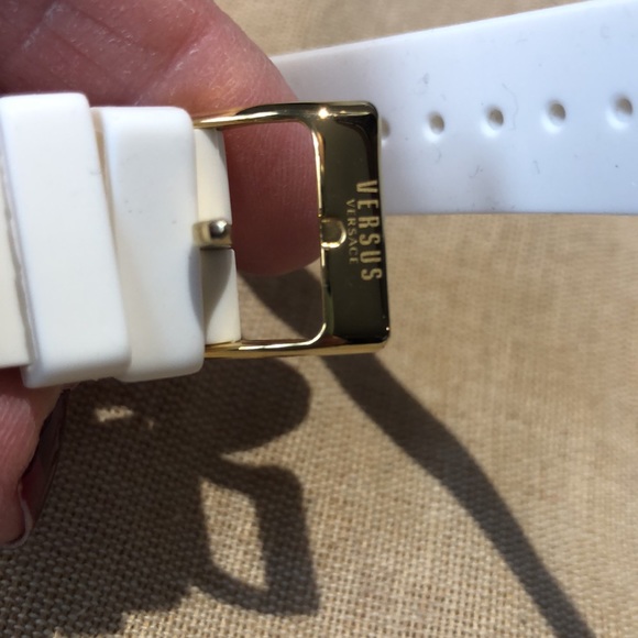 Versus By Versace Accessories Versus Versace Fire Island White